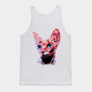 Pinky Sphynx Cat 683 Tank Top